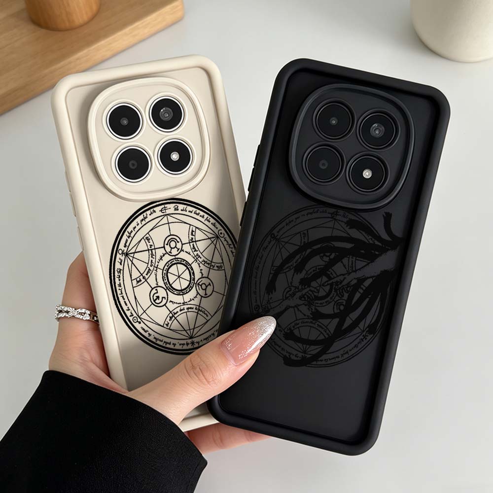 Xiaomi Redmi Note 14 - Funda de silicona Fullmetal Alchemist para