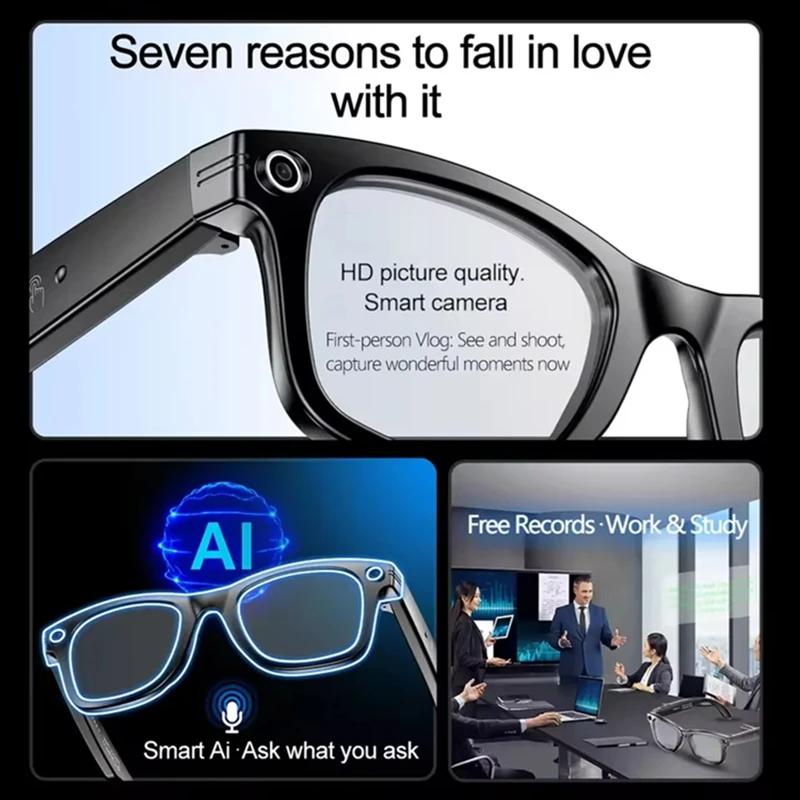 Lenovo AI Smart Glasses 4K Cam - Smart Glasses Lens reseña y precio
